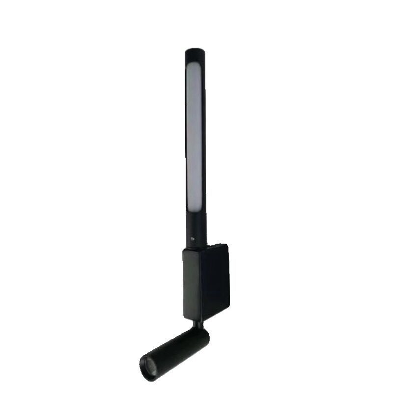 Minimalist Dual-Head Adjustable LED Wall Sconce Up & Down Light for Bedside