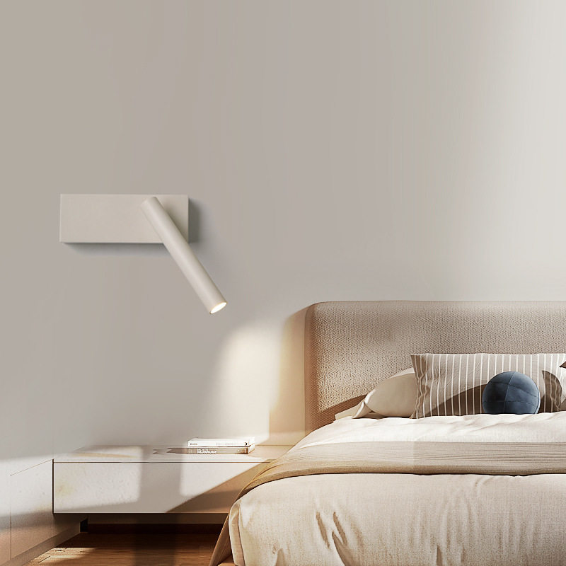 Minimalist Rotatable Full Spectrum Reading Wall Sconce 350° Adjustable Spotlight