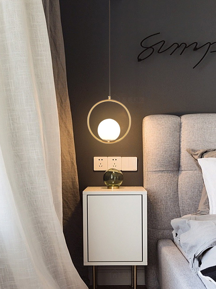 Luxury Geometric Glass Globe Pendant Light, 4 Styles Available, Gold Finish for Bedroom, Dining Room & Bar