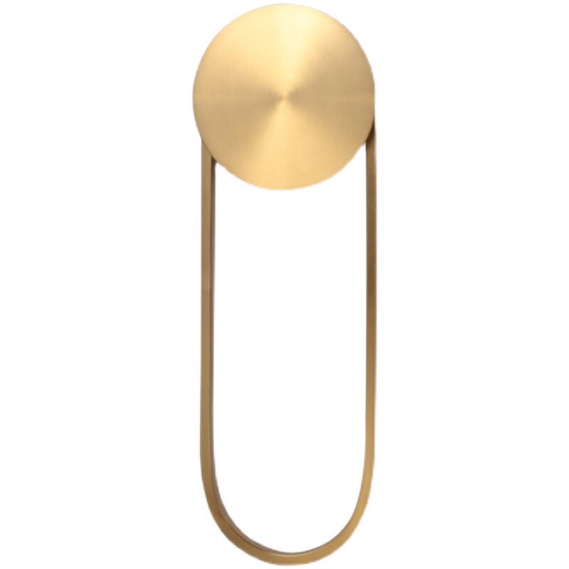 Luxury Geometric U-Shaped Metal Wall Sconce Modern LED Ambient Light