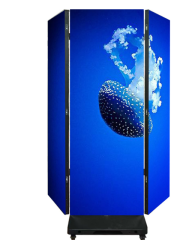 Tri-fold LED Poster Screen,MY SHOP,Tri-fold LED Poster Screen