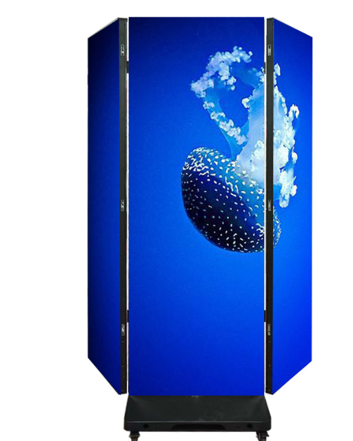 Tri-fold LED Poster Screen,MY SHOP,Tri-fold LED Poster Screen