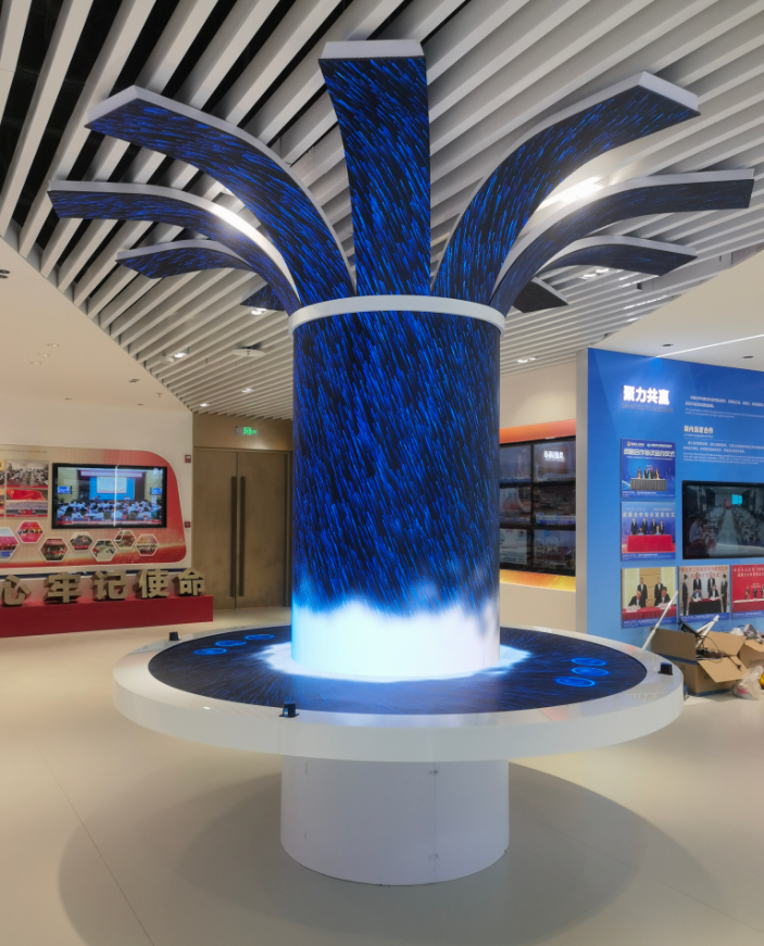 Indoor P1.86 Full Color Flexible LED Display,MY SHOP,Indoor P1.86 Full Color Flexible LED Display