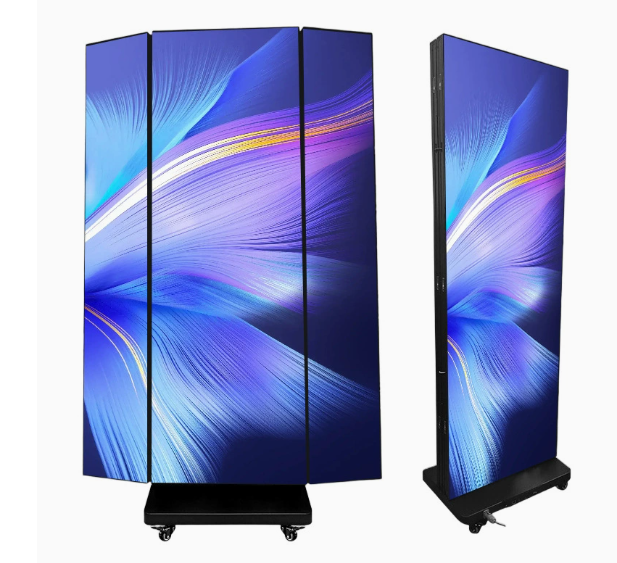 Tri-fold LED Poster Screen,MY SHOP,Tri-fold LED Poster Screen
