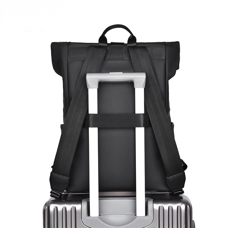 Magnetic Buckle Travel Backpack,MY SHOP,Magnetic Buckle Travel Backpack