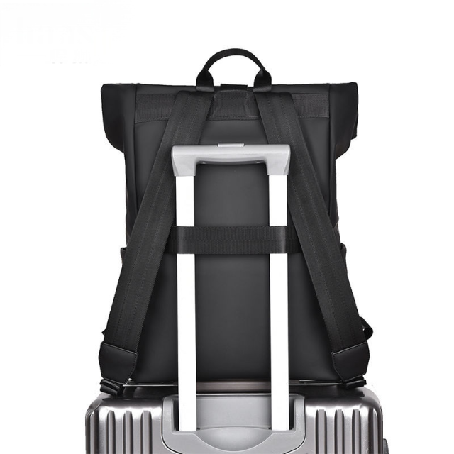 Magnetic Buckle Travel Backpack,MY SHOP,Magnetic Buckle Travel Backpack