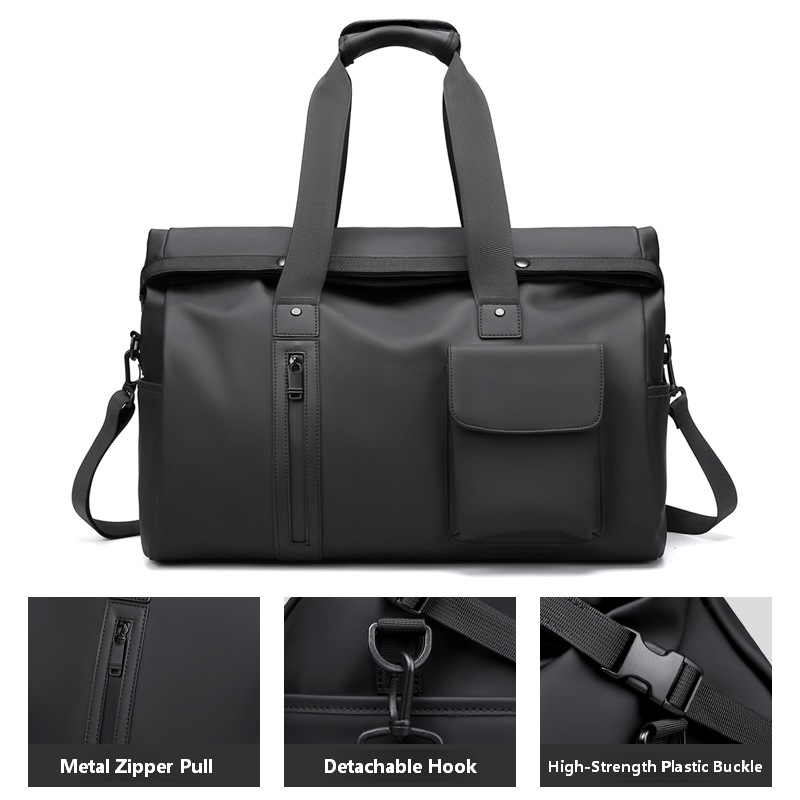Multi-functional Short Travel Bag,MY SHOP,Multiple Compartments Travel Backpack