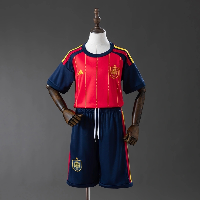 2026 SPAIN WORLD CUP HOME MEN AND KIDS KIT