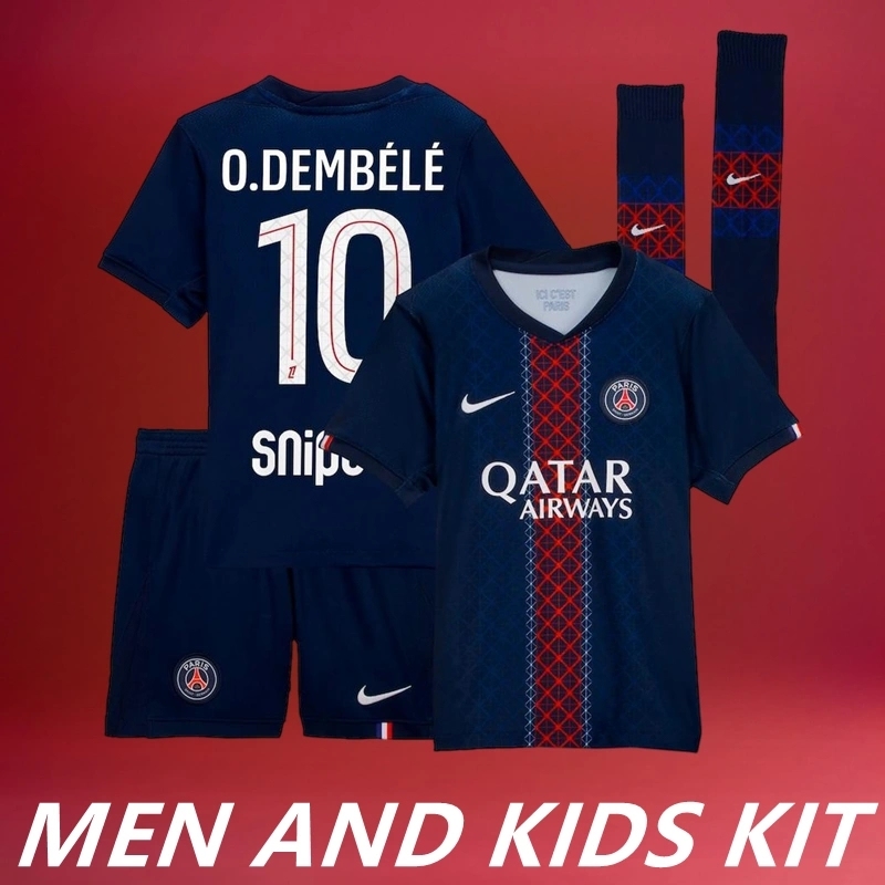 2025-26 PSG HOME MEN AND KIDS KIT