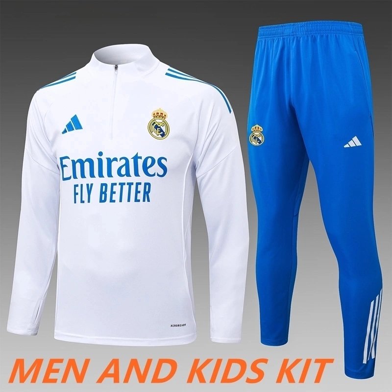 2025-26 REAL MADRID JACKET TRACKSUITS TRAINING SUIT