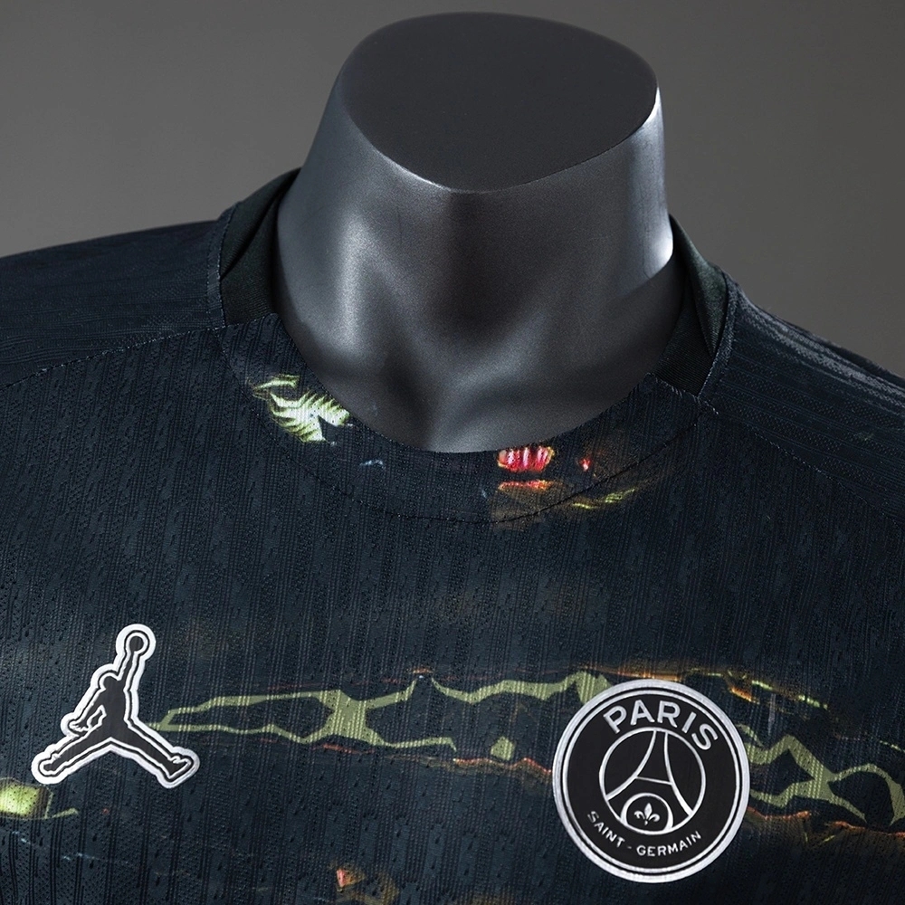 2025-26 PSG 4th AWAY black soccer jersey (PLAYER VERSION)