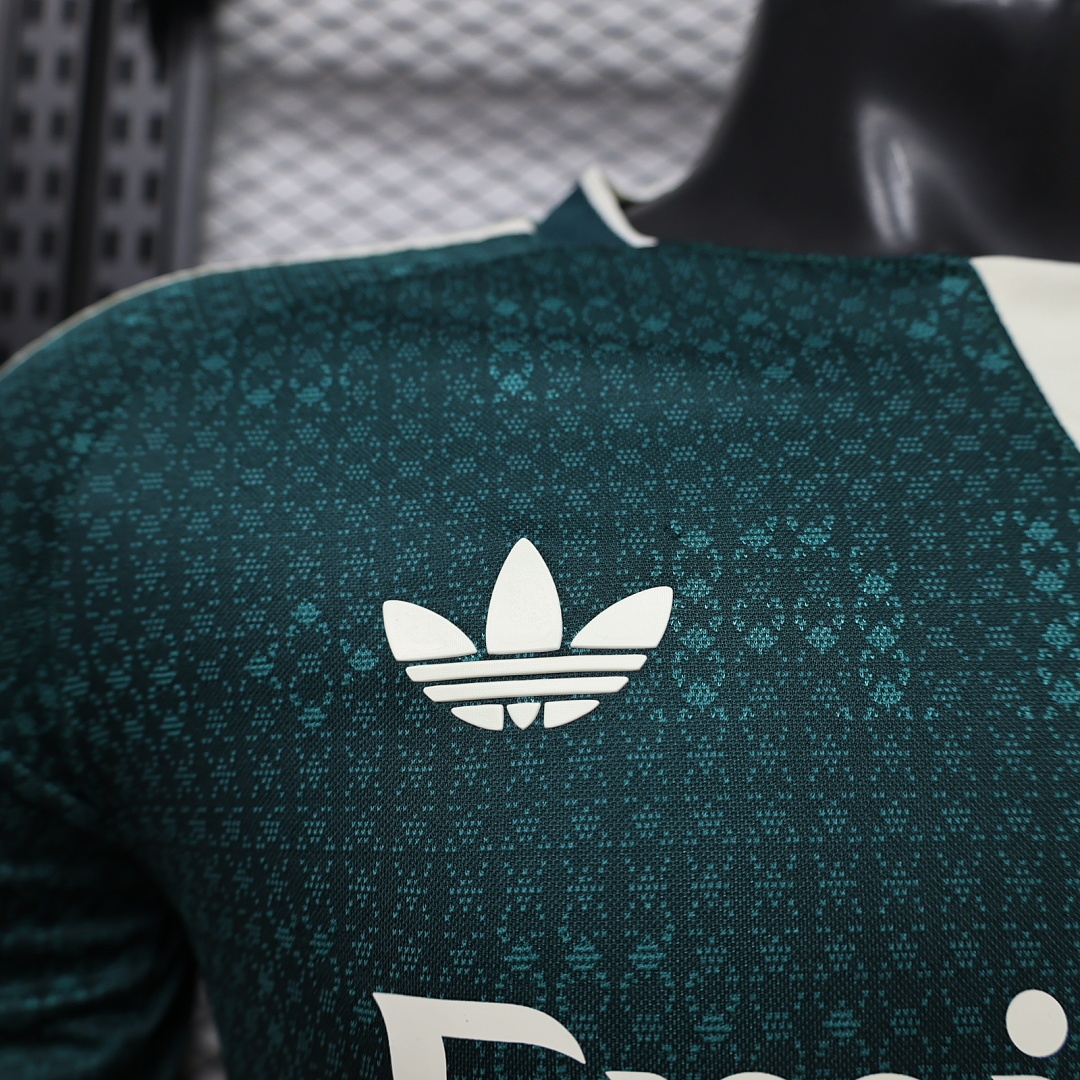 Mens Real Madrid 2026/27 Away Long Sleeve Player Version Jersey