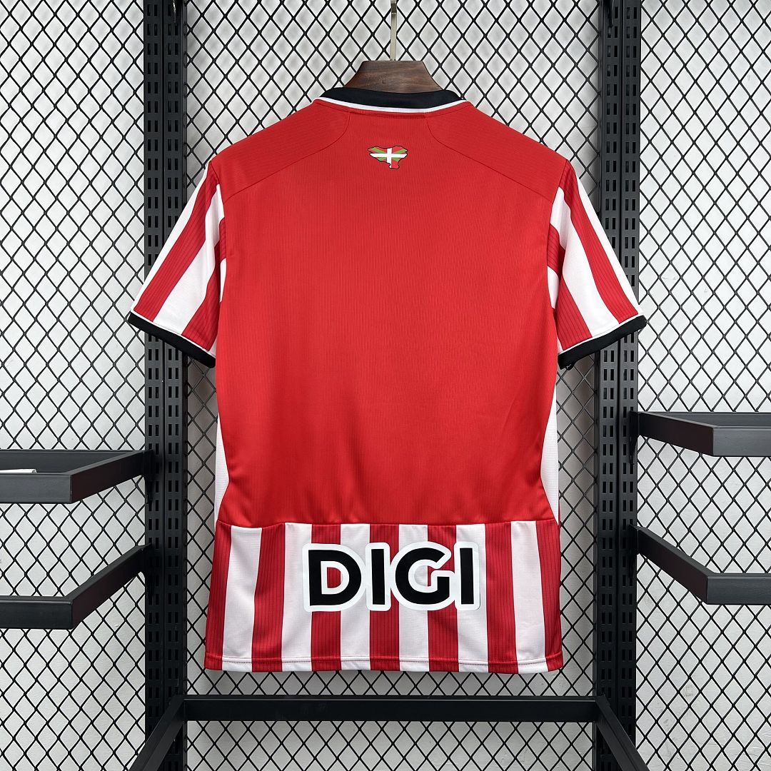 Athletic Bilbao 26-27 Home Kit Back Custom Name Number