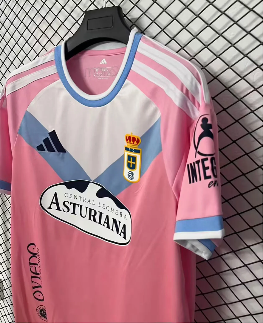 Real Oviedo Grey Third Kit 2026 Season Jersey Details