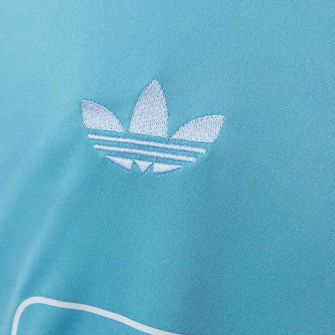 Real Oviedo Light Blue Retro Jersey Classic Details