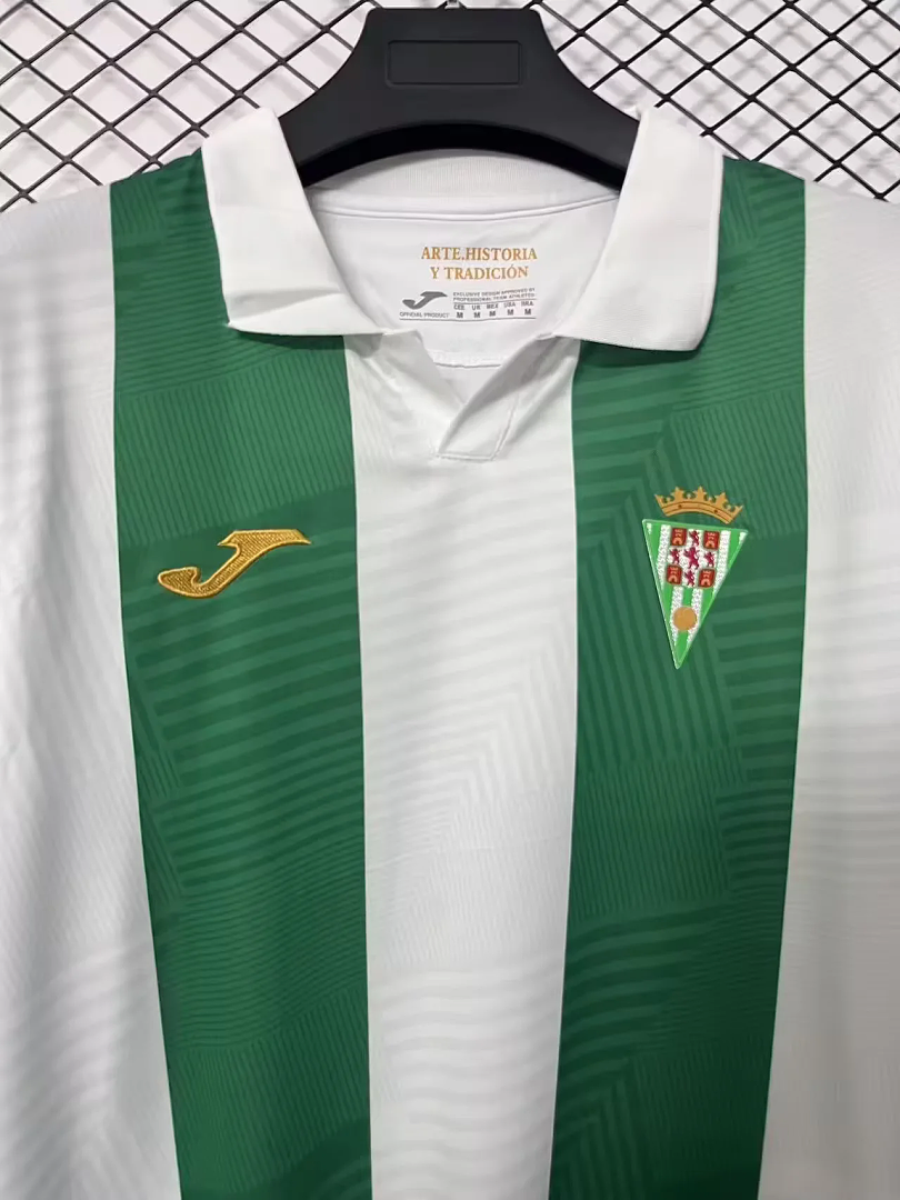 Córdoba CF 26/27 Home Football Shirt Striped Kit