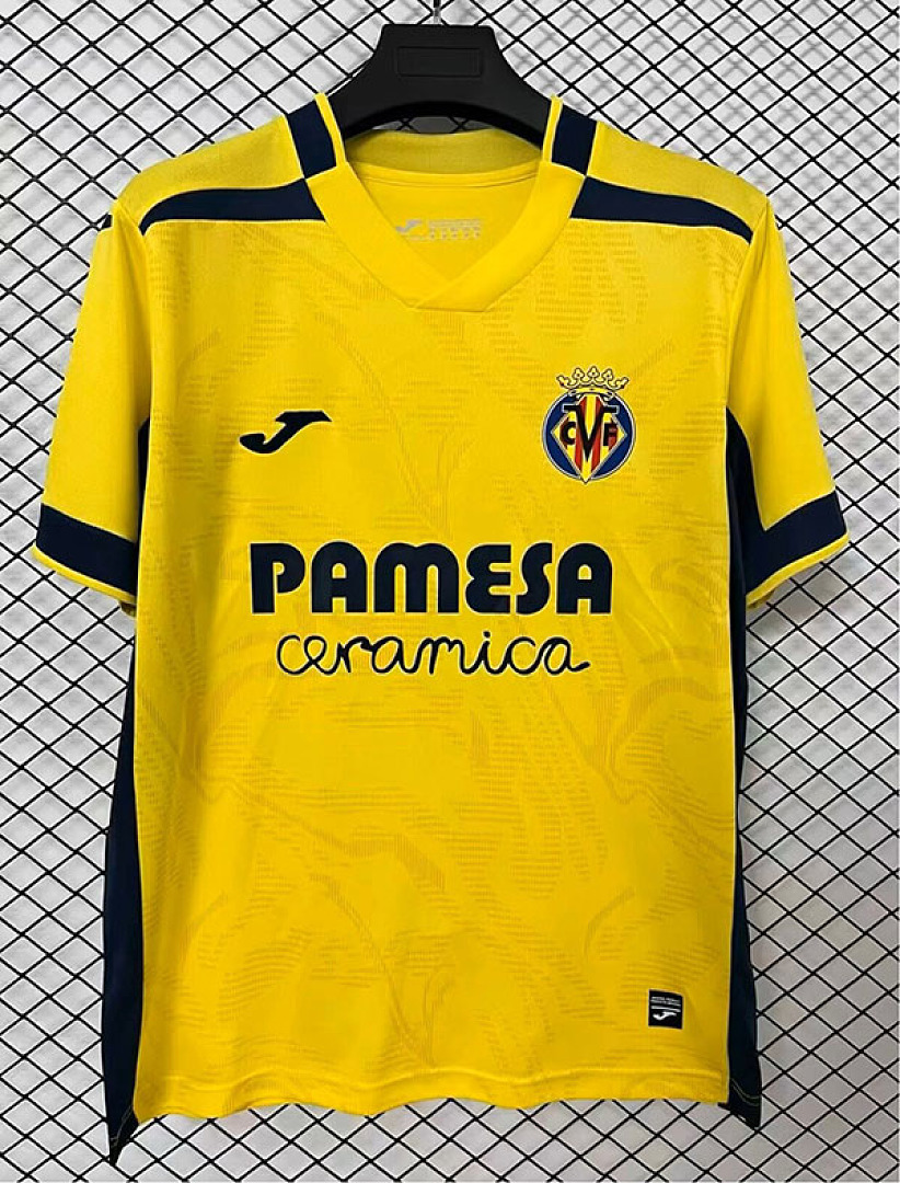 Villarreal CF 2026/27 Home Soccer Jersey Yellow Front View
