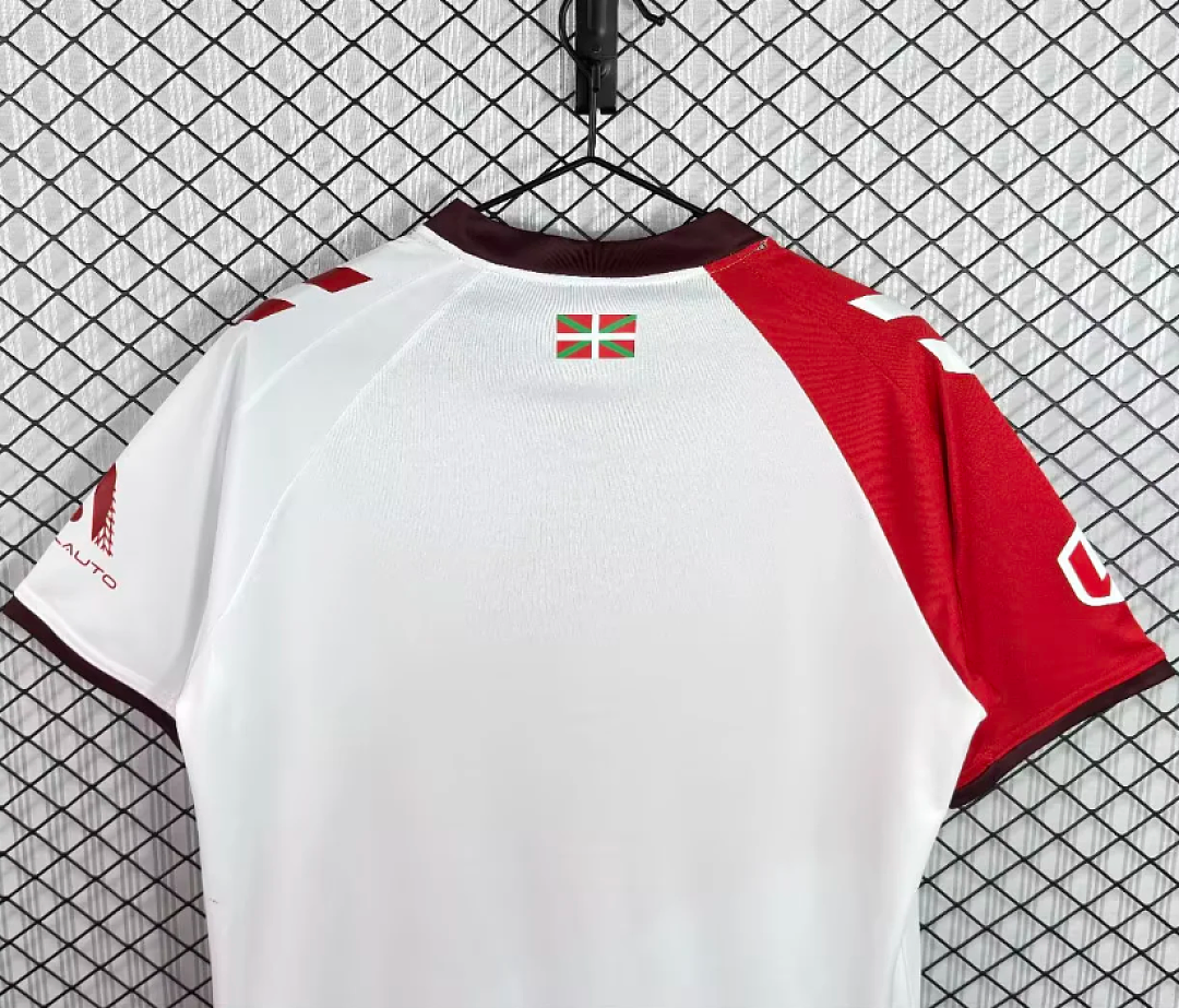 Eibar Away Jersey White Red Design