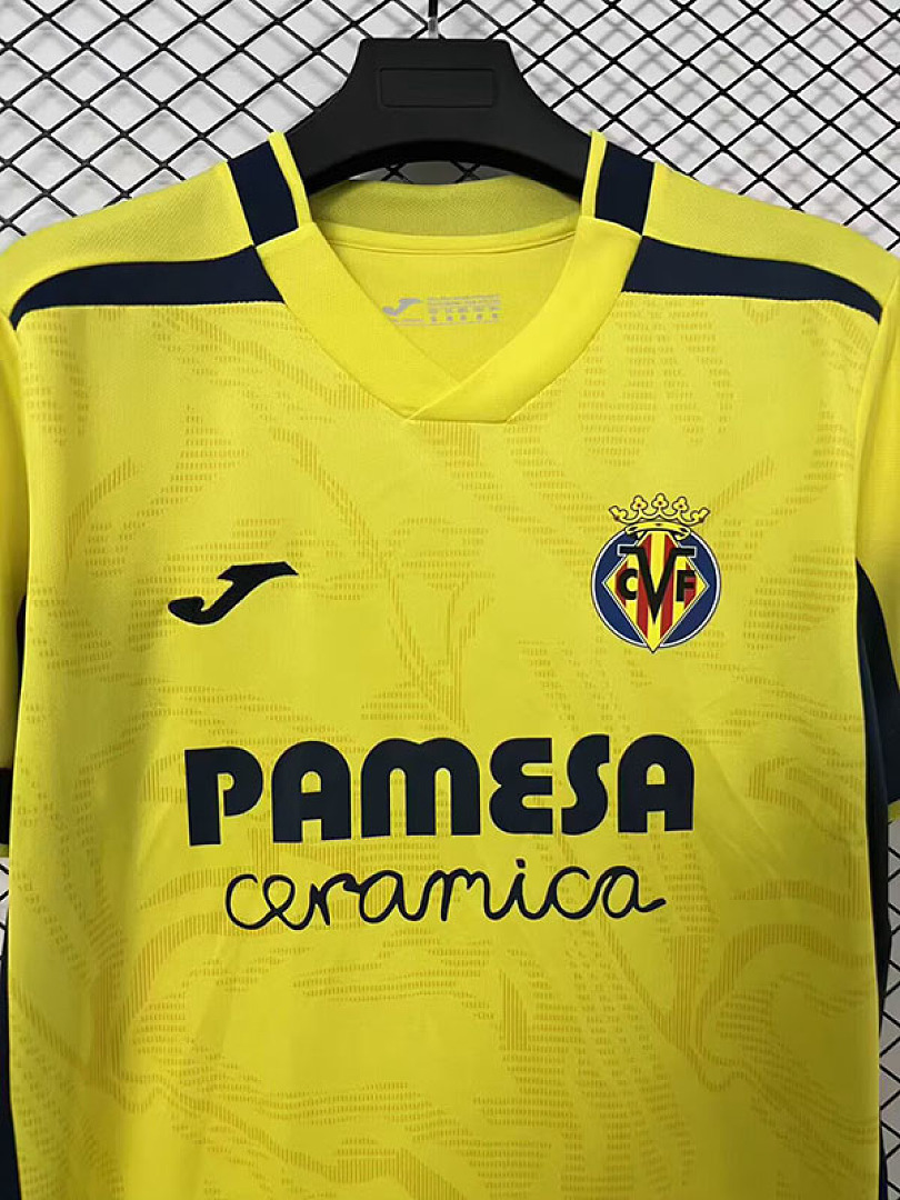 Villarreal CF Yellow Jersey Blue Details 2026 Season