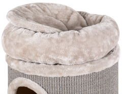 Relipet RL20T04 Cylindrical Cat Tree with Multi-Level Condo & Sisal Scratching Post