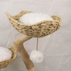 Relipet RL2521V3 Embossed Thick Faux Rabbit Fur Cat Tree – Ultimate Warmth & Style