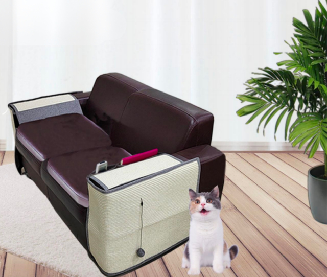 Relipet RLA001-F Sofa Armrest Cat Scratcher Mat – Corner Cat Couch Protector for Furniture Scratching