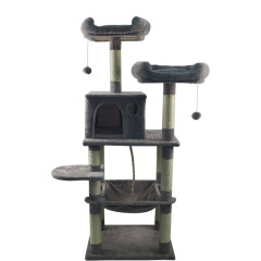 Relipet RL2255 The Grand Observatory: Spacious Multi-Level Cat Condo & Activity Tower