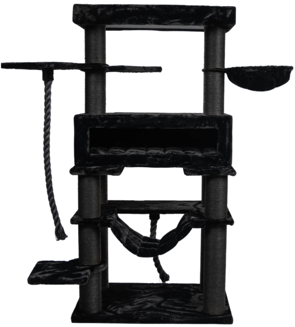 Relipet RL2523V3 Modern Grey Cat Tree – Sleek 198cm Tower for Large Breeds & Multi-Cat Homes