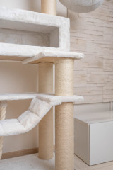 Relipet RL2523V2 Extra Large Cat Tree – Classic Beige Edition | Heavy Duty Tower for Maine Coons