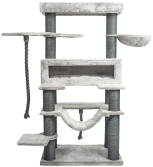 Relipet RL2523V1 Extra Large Giant Cat Tree Tower Black – Heavy Duty Activity Center for Multiple Cats & Maine Coons