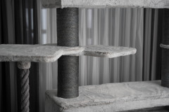 Relipet RL2523V3 Modern Grey Cat Tree – Sleek 198cm Tower for Large Breeds & Multi-Cat Homes