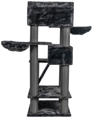 Relipet RL2524V1 200cm Giant Black Cat Tree – Heavy Duty Multi-Level Activity Center for Maine Coons & Multiple Cats