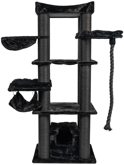 Relipet RL2525V3 197cm Large Rectangular Cat Tree in Grey – Heavy Duty Multi-Level Activity Center for Maine Coons & Multiple Cats