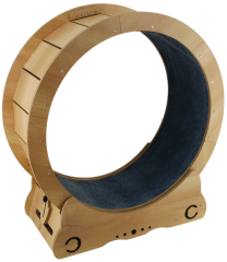 Relipet RL2634 Cat Exercise Wheel – Large 77cm Wooden Treadmill Running Wheel with Removable Carpet Mat