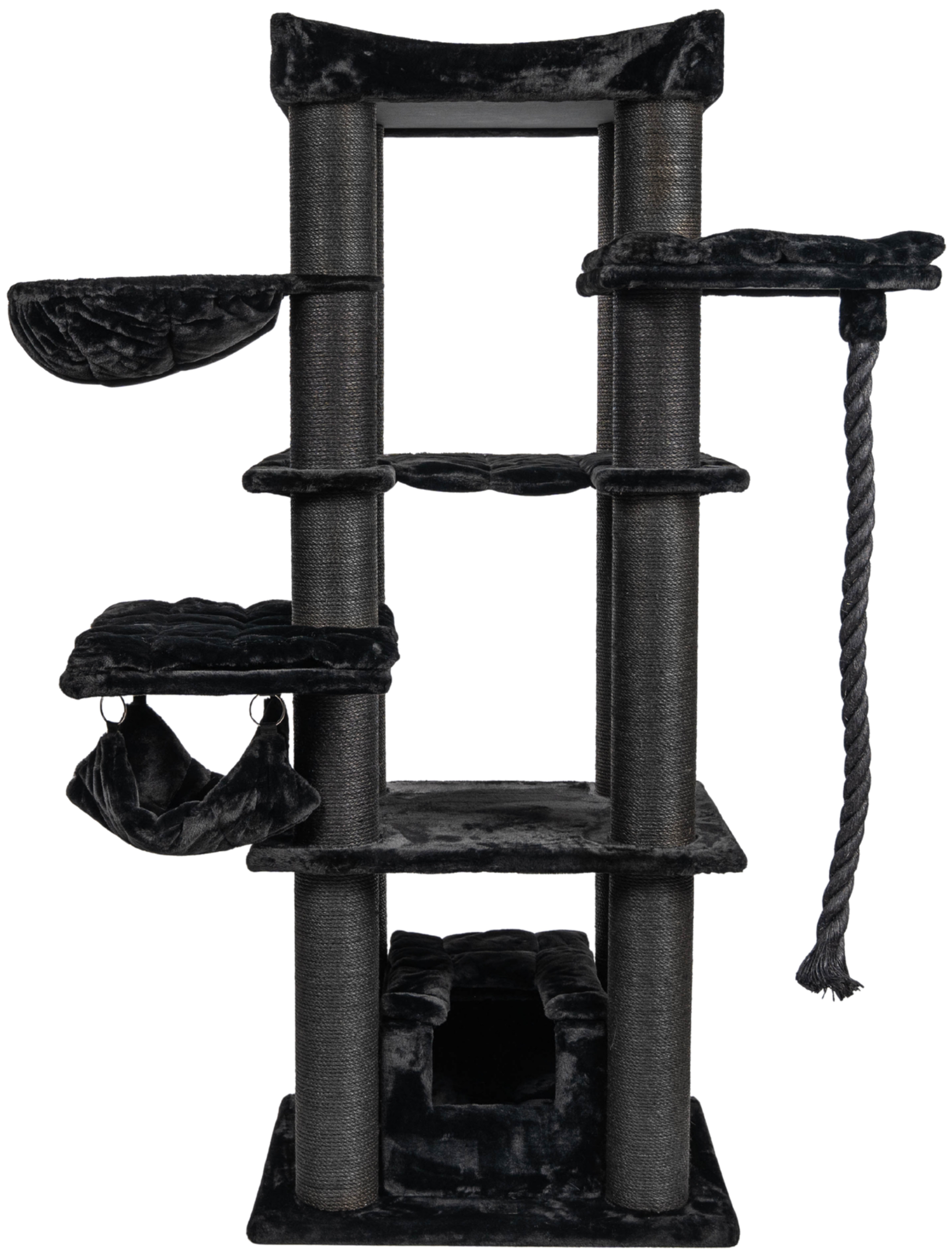 Relipet RL2525V2 197cm Large Rectangular Cat Tree in Beige – Heavy Duty Multi-Level Activity Center for Maine Coons & Multiple Cats