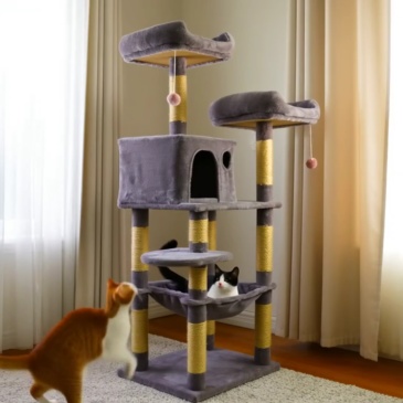 Relipet RL2255 The Grand Observatory: Spacious Multi-Level Cat Condo & Activity Tower