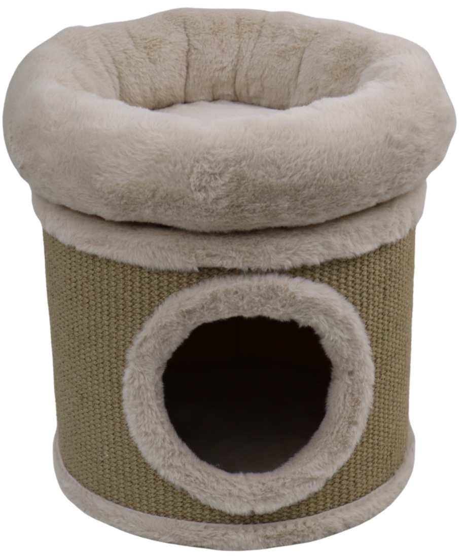 Relipet RL2652 Premium Cozy Cat Cave with Removable Top Cushion