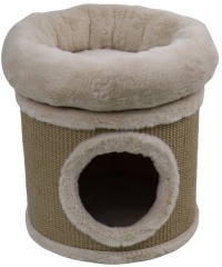 Relipet RL2652 Premium Cozy Cat Cave with Removable Top Cushion