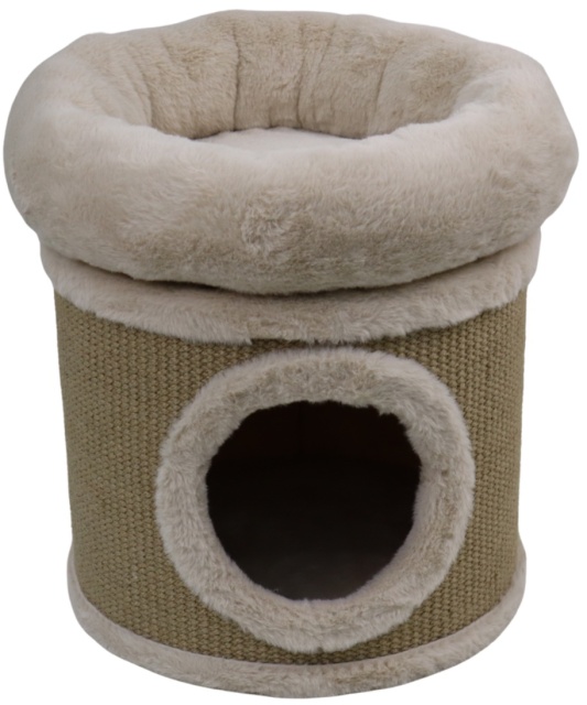 Relipet RL2652 Premium Cozy Cat Cave with Removable Top Cushion