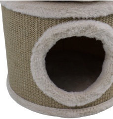 Relipet RL2652 Premium Cozy Cat Cave with Removable Top Cushion