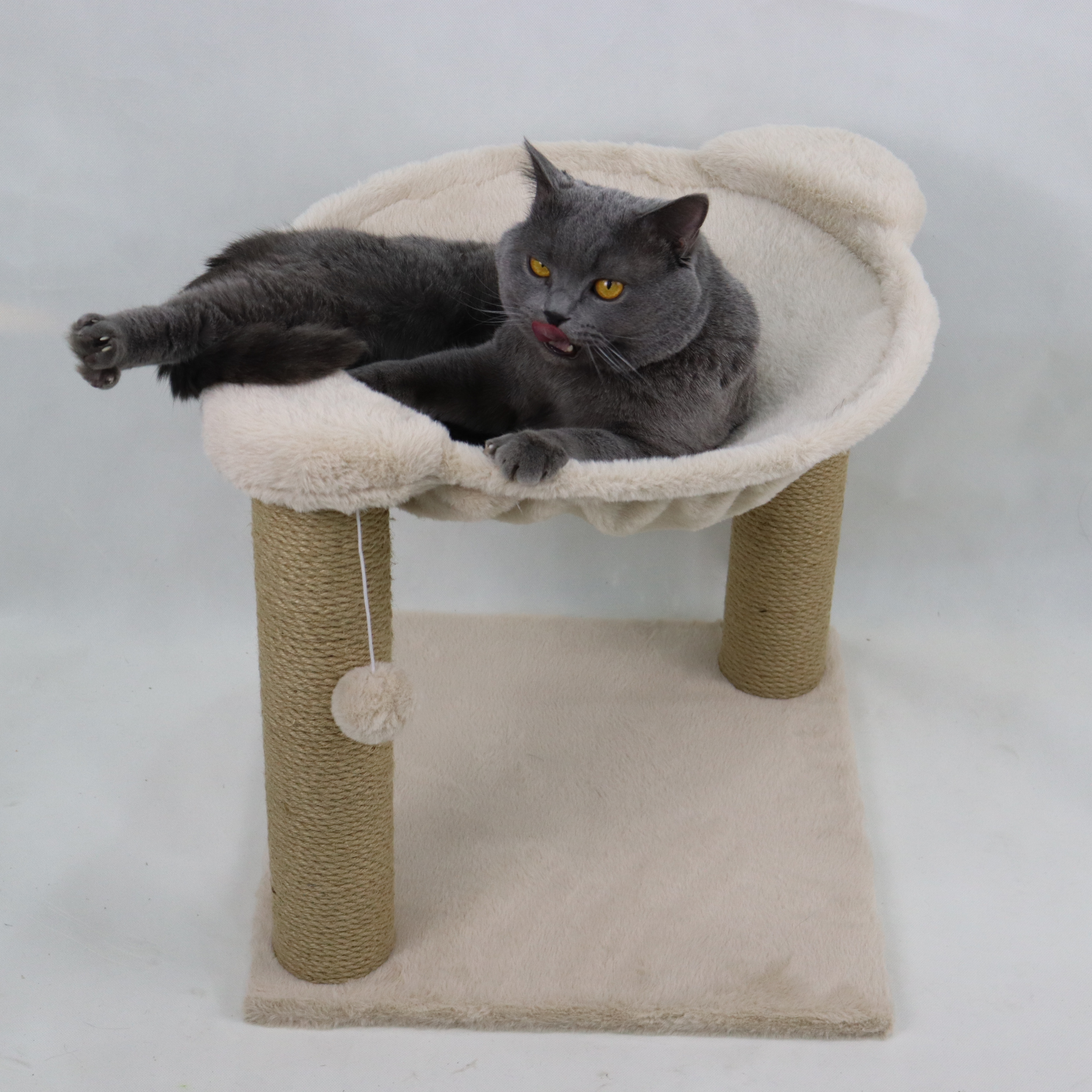 Relipet RL2663 Cat Scratching Post with Hammock & Plush Ball