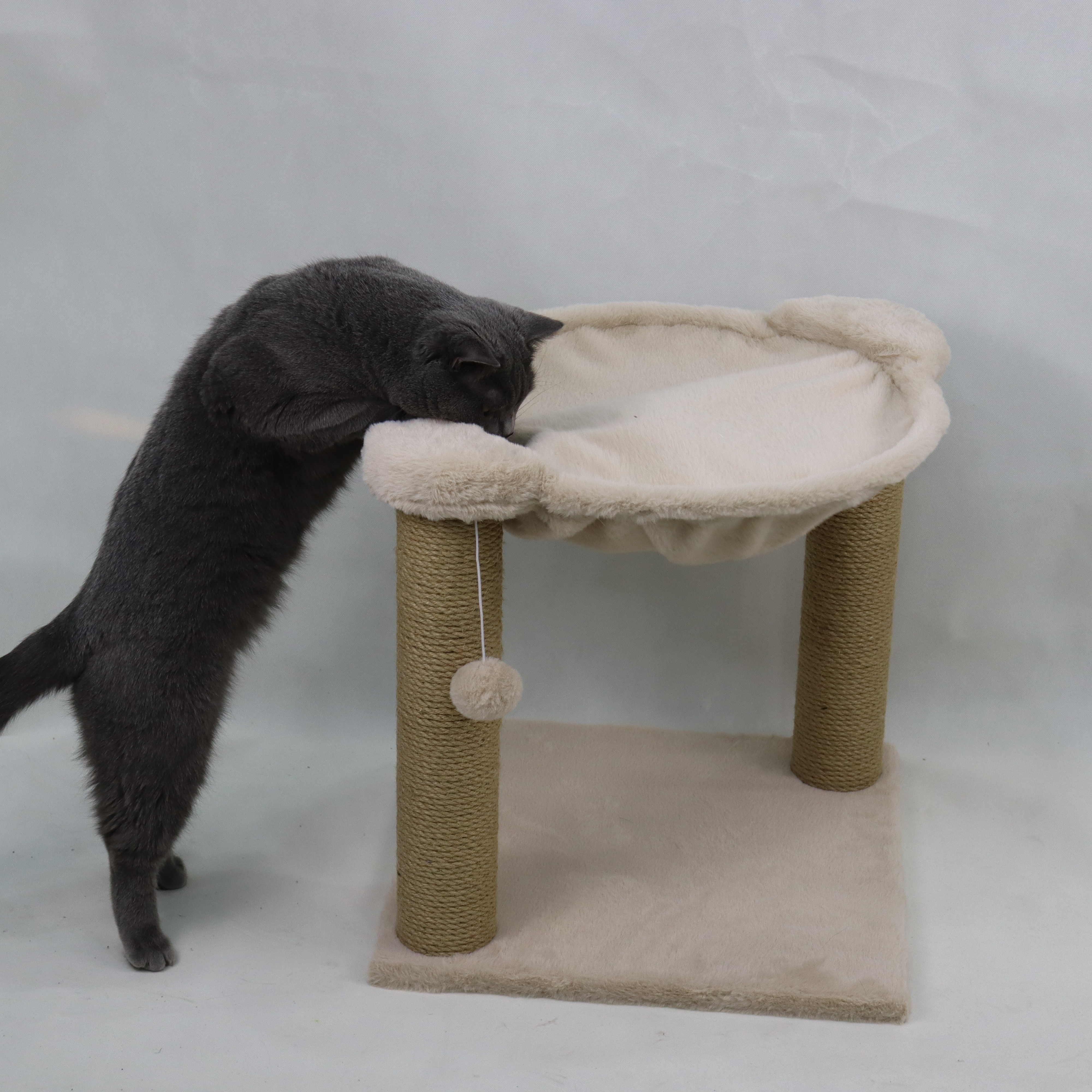Relipet RL2663 Cat Scratching Post with Hammock & Plush Ball