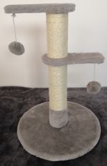 Relipet RL17306 Compact Double-Tier Cat Tree with Hanging Balls