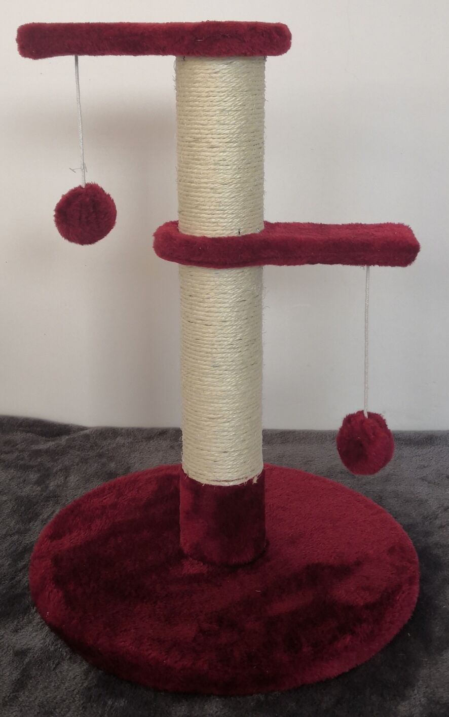 Relipet RL17306 Compact Double-Tier Cat Tree with Hanging Balls