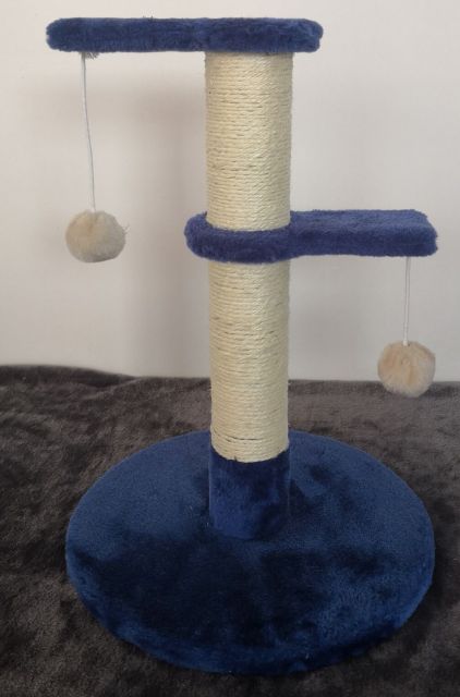 Relipet RL17306 Compact Double-Tier Cat Tree with Hanging Balls