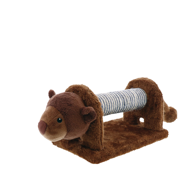 Relipet RL18037 Cute Lion-Shaped Cat Scratcher with Sounding Tail & Scratching Post – Fun Animal Design Toy
