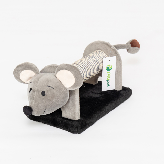 Relipet RL18037 Cute Lion-Shaped Cat Scratcher with Sounding Tail & Scratching Post – Fun Animal Design Toy
