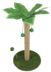 Relipet RL2745 Natural Style Cat Scratching Post with Hanging Balls