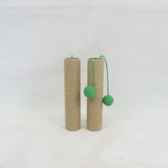 Relipet RL2745 Natural Style Cat Scratching Post with Hanging Balls