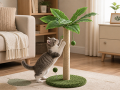 Relipet RL2745 Natural Style Cat Scratching Post with Hanging Balls
